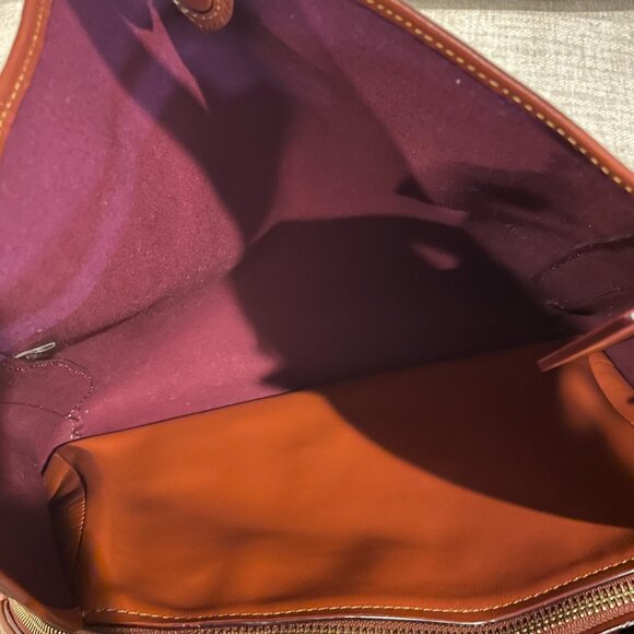 Coach Brown and Tan Shoulder Bag - Picture 8 of 9